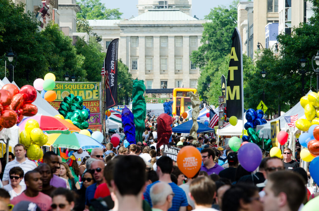 Downtown Raleigh events after moving to Raleigh